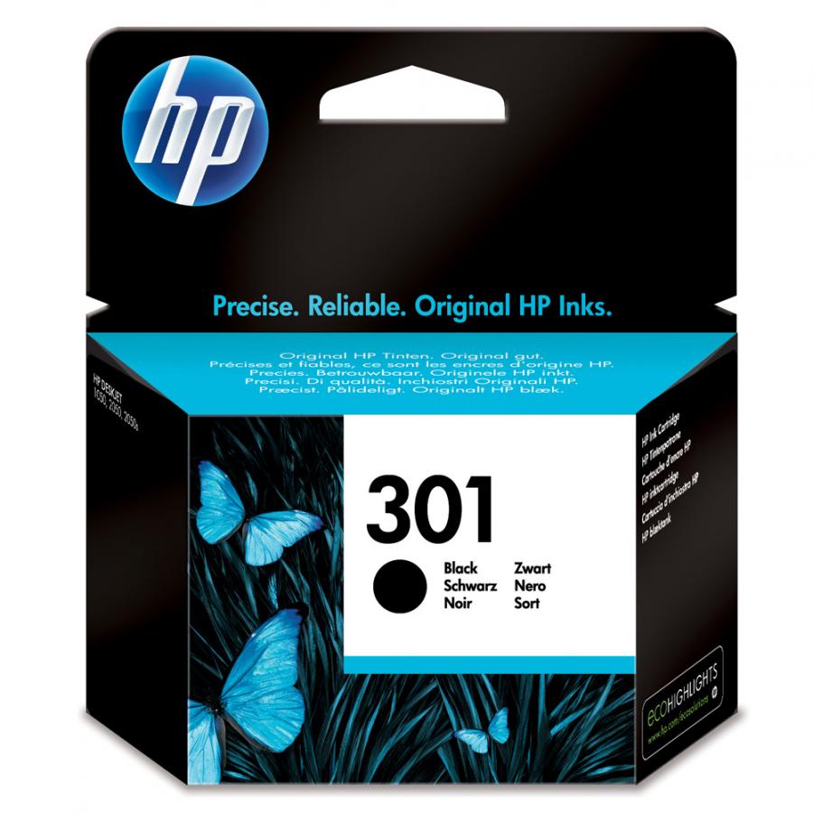 CARTUCHO HP 301 NEGRO ORIGINAL