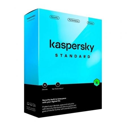 ANTIVIRUS KASPERSKY STANDARD 10 DISPOSITIVOS 1 AÑO