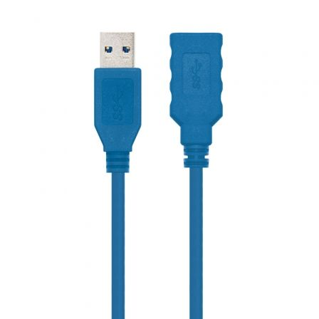 CABLE ALARGADOR USB 3.0 USB MACHO USB HEMBRA 2M AZUL