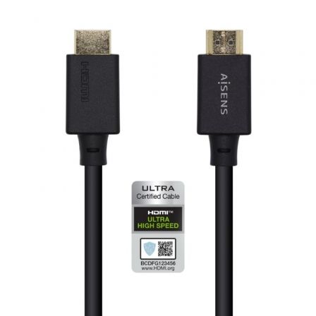 CABLE HDMI 2.1 8K AISENS HDMI MACHO HDMI MACHO 2M