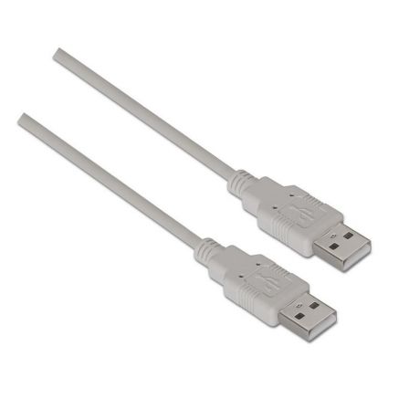 CABLE USB TIPO A MACHO-MACHO 2M