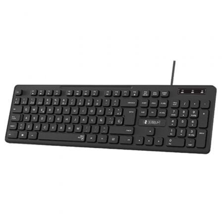 TECLADO SUBBLIM BUSINESS SLIM SILENCIOSO NEGRO