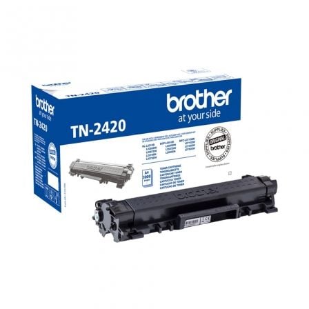 TóNER ORIGINAL BROTHER TN-2420 ALTA CAPACIDAD NEGRO